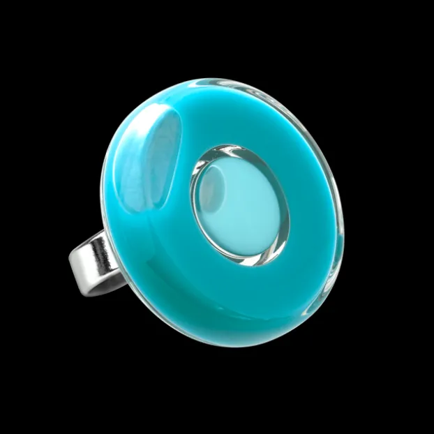 Bague en verre souffle - Duo Medium