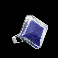 Bague en verre souffle - Gaia Medium Billes