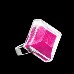 Bague en verre souffle - Gaia Medium Billes