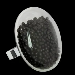 Bague en verre soufflee - Galet Giga Billes