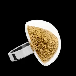 Bague en verre soufflee - Dome Medium Billes