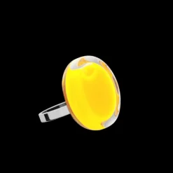 Bague en verre soufflee - Cachou Nano Milk