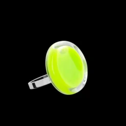 Bague en verre soufflee - Cachou Nano Milk