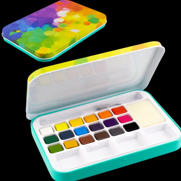 Boite Aquarelle - Eau En Couleurs