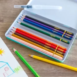 Boite de 12 crayons aquarellables - Crayal’o