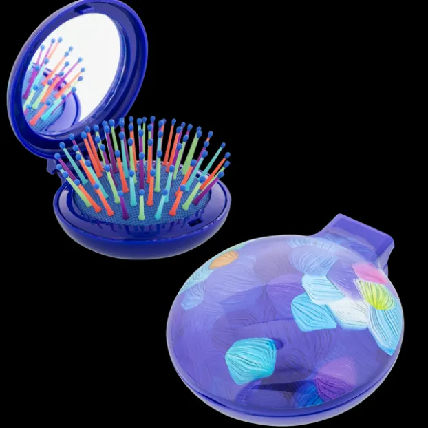 Brosse a cheveux avec miroir - Lady Retro