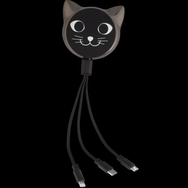 Cable retractable 3 en 1 - Connectech