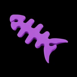 Enrouleur d'ecouteurs - fishbone