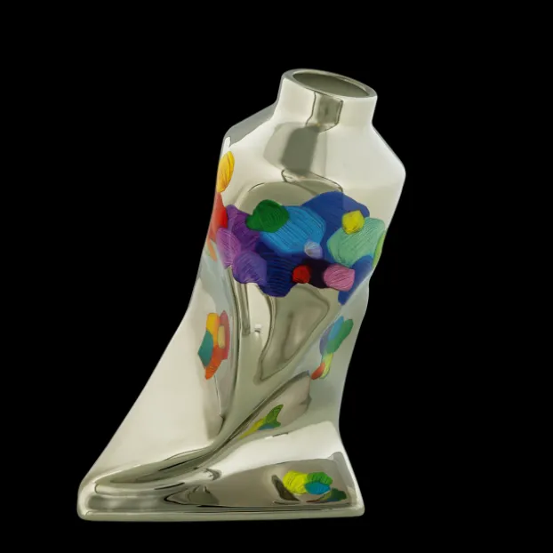 Grand vase - Art Floral Chrome Large