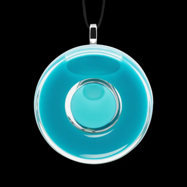 Pendentif en verre souffle - Duo Medium