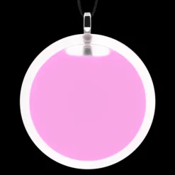 Pendentif en verre souffle - Cachou Giga Milk