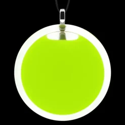 Pendentif en verre souffle - Cachou Giga Milk