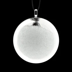 Pendentif en verre souffle - Cachou Medium Billes