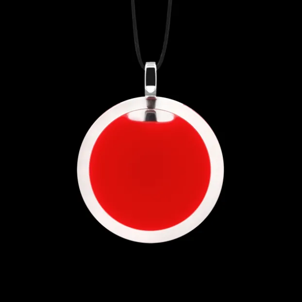 Pendentif en verre souffle - Cachou Mini Milk