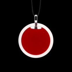 Pendentif en verre souffle - Cachou Mini Milk