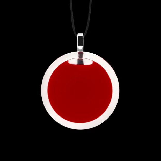 Pendentif en verre souffle - Cachou Mini Milk