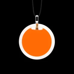 Pendentif en verre souffle - Cachou Mini Milk