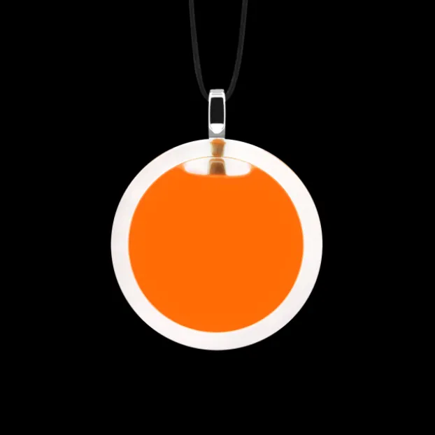 Pendentif en verre souffle - Cachou Mini Milk