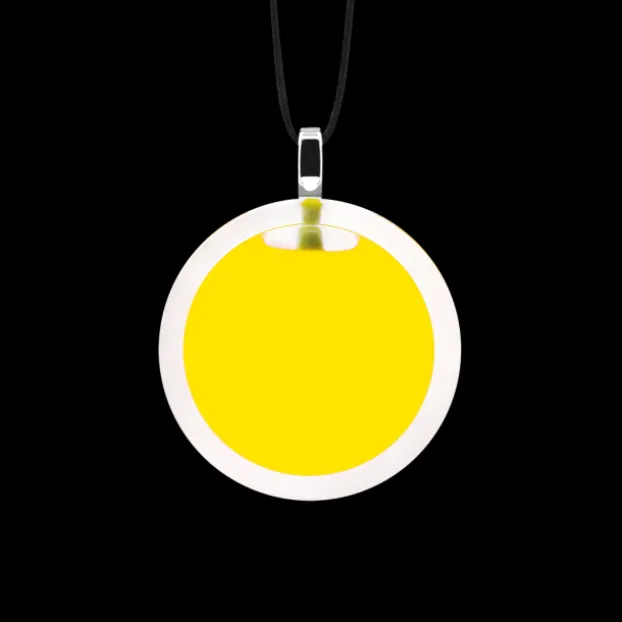 Pendentif en verre souffle - Cachou Mini Milk