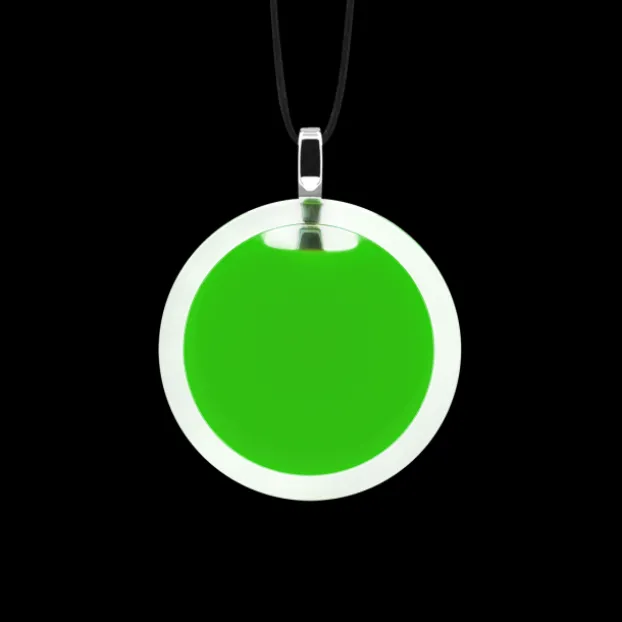 Pendentif en verre souffle - Cachou Mini Milk