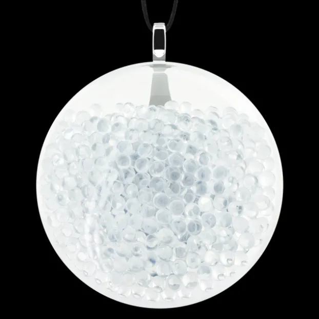Pendentif en verre souffle - Galet Medium Billes