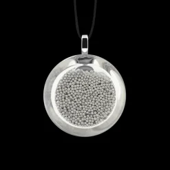 Pendentif en verre souffle - Cachou Mini Billes