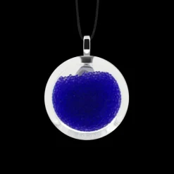 Pendentif en verre souffle - Cachou Mini Billes