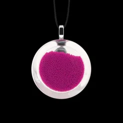 Pendentif en verre souffle - Cachou Mini Billes