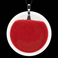 Pendentif en verre souffle - Cachou Giga Billes