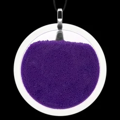 Pendentif en verre souffle - Cachou Giga Billes