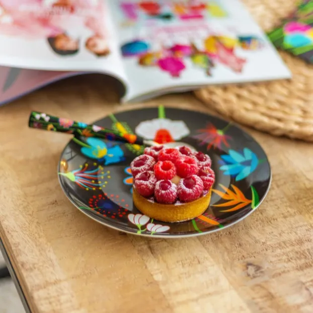 Set de 4 Assiettes - Dessert colore
