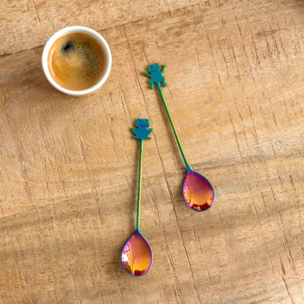 Set de 2 cuilleres a cafe - Frogouccino