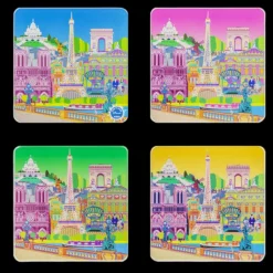 Set de 4 dessous de verre - Sous verre