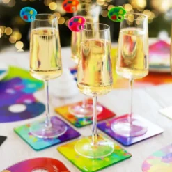 Set de 6 marqueurs de verre - Happy Markers Palette