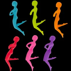 Set de 6 marqueurs de verre - Happy Markers Figurine