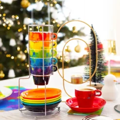 Tour de tasses espresso - Cafe des artistes